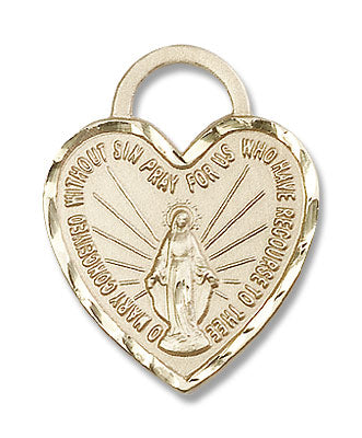 Women's Miraculous Heart Medal