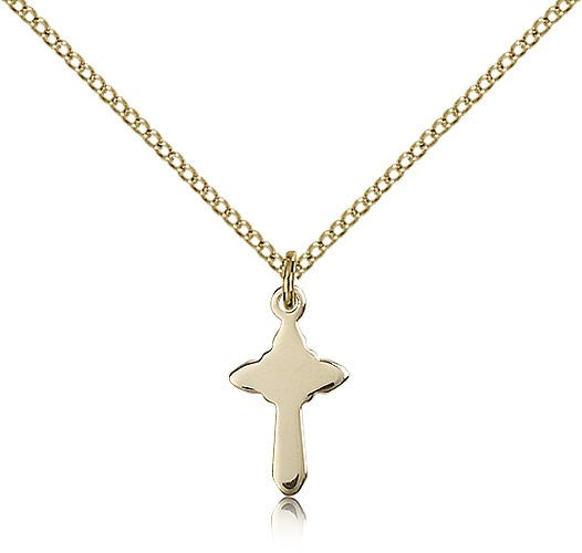 Small Rounded Cross Pendant