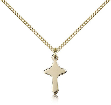 Small Rounded Cross Pendant