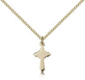 Small Rounded Cross Pendant