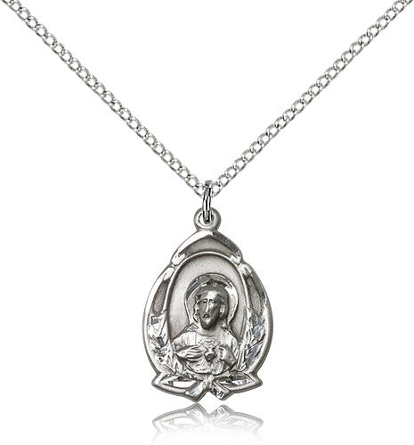Wheat and Ribbon Scapular Medal