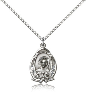 Wheat and Ribbon Scapular Medal