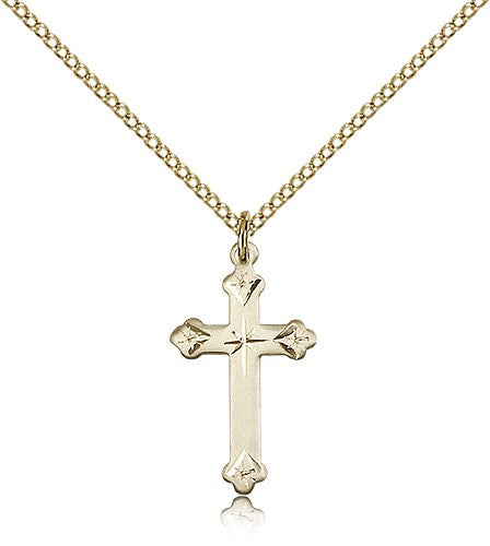 Starburst Center Cross Necklace