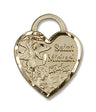 Heart Shaped St. Michael The Archangel Medal for Women