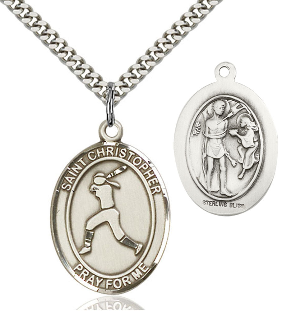 St. Sebastian Softball Medal
