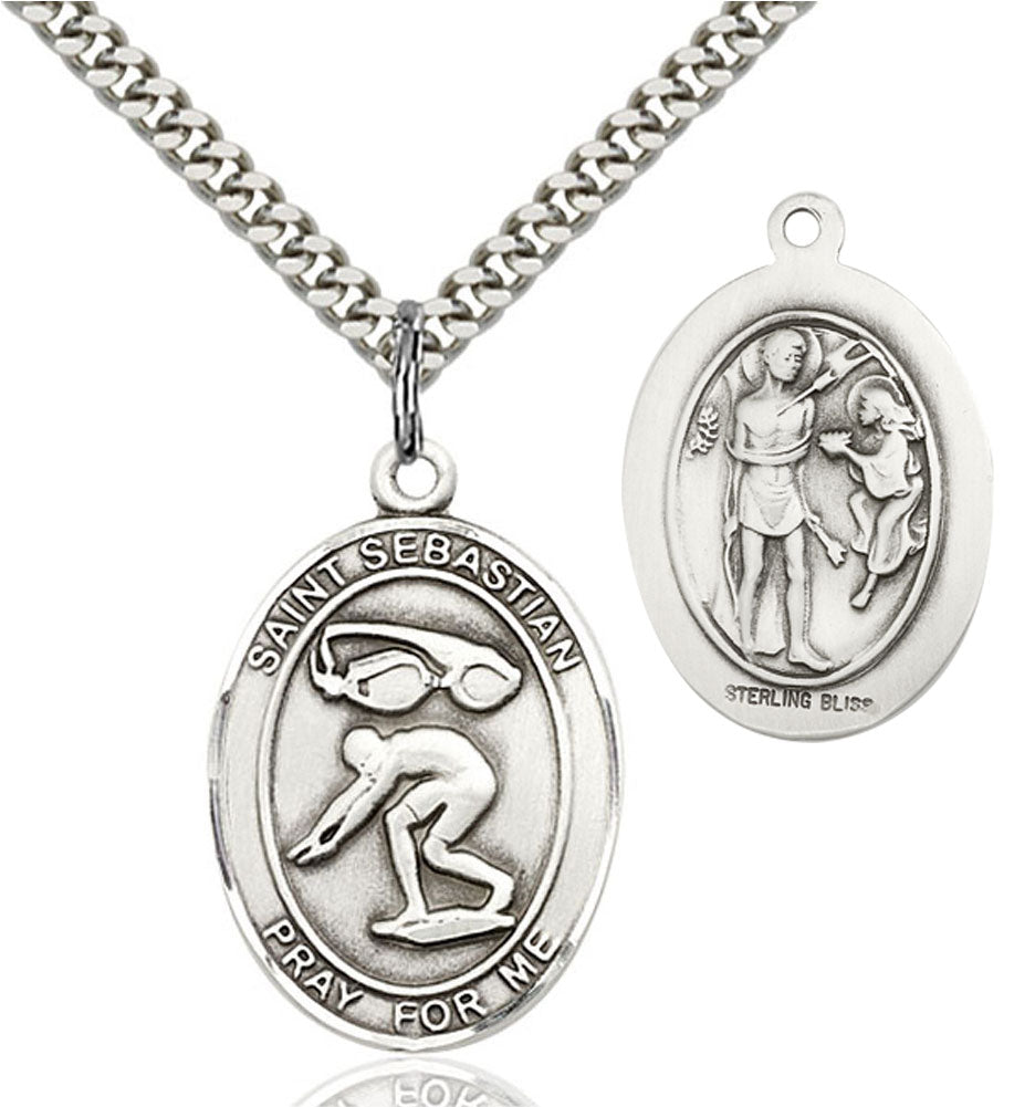 St. Sebastian Swimming Medal