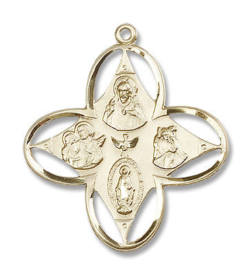 Open Cut Four-Way Medal