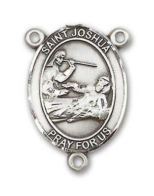 St. Joshua Rosary Centerpiece Sterling Silver or Pewter