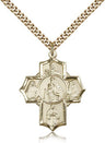 Carmelite Order 5-Way Medal