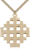 Men's Large Jerusalem Cross Pendant