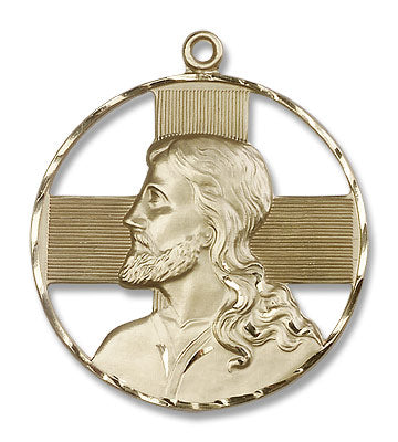 Large Christ Head Medal