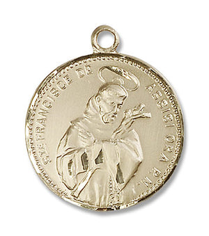 Round St. Francis of Assisi Medal
