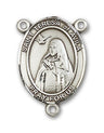 St. Teresa of Avila Rosary Centerpiece Sterling Silver or Pewter
