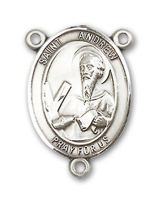 St. Andrew Rosary Centerpiece Sterling Silver or Pewter