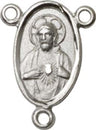 Scapular Sterling Silver Rosary Centerpiece