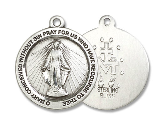 Women's Simple Round Miraculous Medal