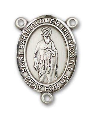 St. Bartholomew the Apostle Rosary Centerpiece Sterling Silver or Pewter