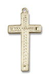 Woven Center Women's Cross Necklace