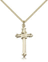 Radial Center Cross Necklace