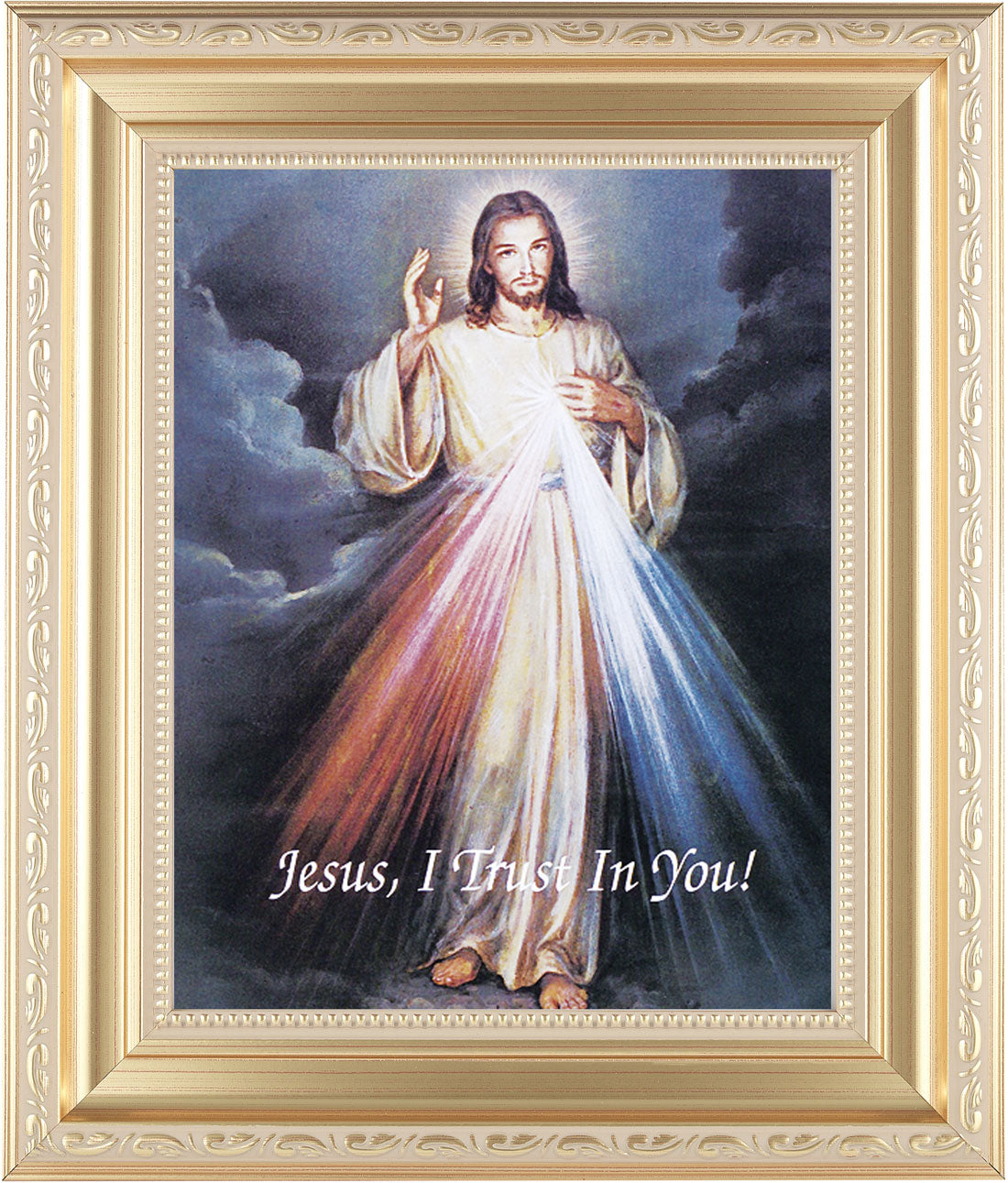 Divine Mercy 8x10 Framed Print Under Glass
