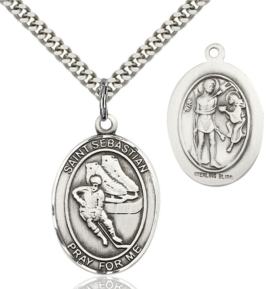 St. Sebastian Ice Hockey Pendant