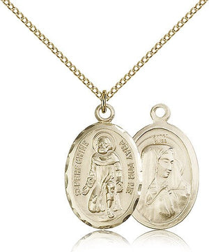St. Peregrine Oval Shaped Medal