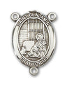 St. Benjamin Rosary Centerpiece Sterling Silver or Pewter