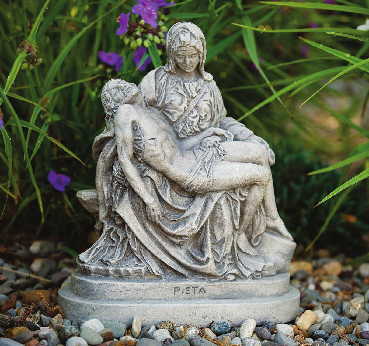 Pieta Garden Statue 14 Inches
