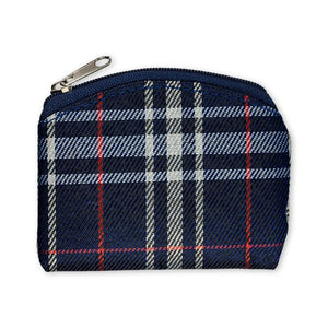 Plaid Rosary Case