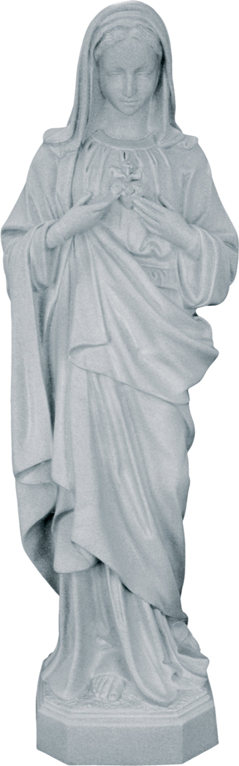 Plastic Immaculate Heart of Mary Statue - 24 inch