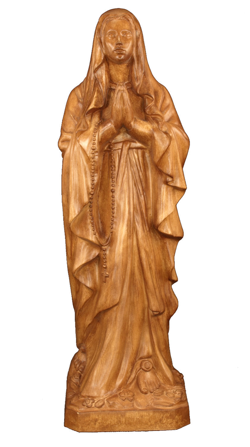 Plastic Our Lady of Lourdes Statue - 24 inch