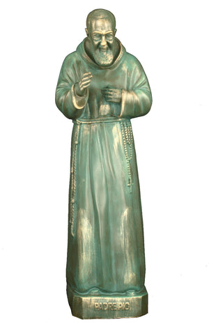 Plastic Padre Pio Statue - 24 inch
