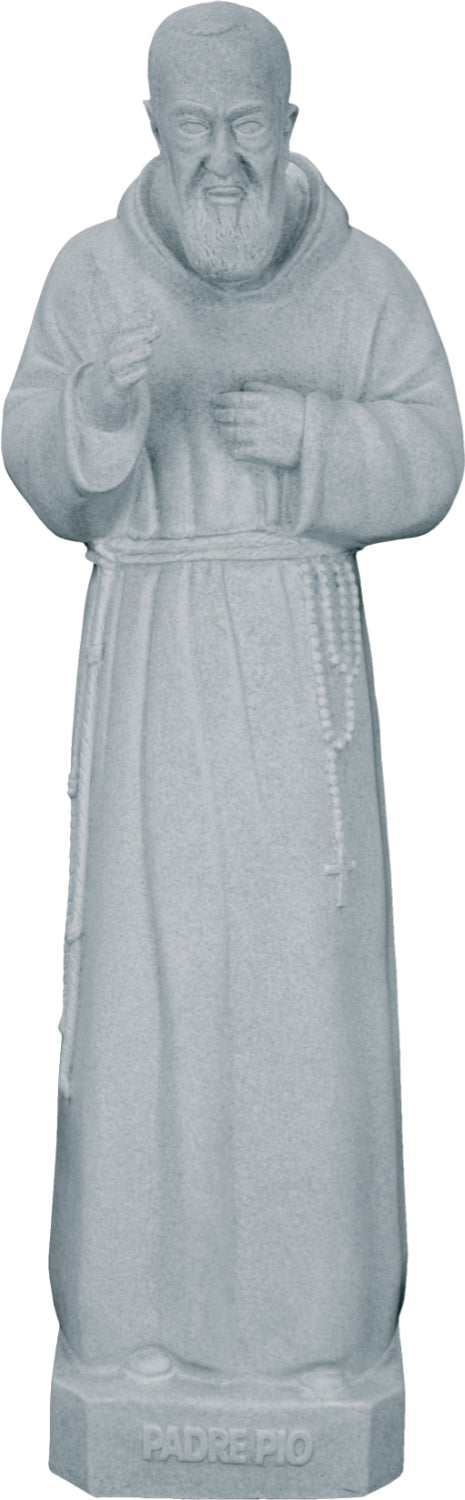 Plastic Padre Pio Statue - 24 inch