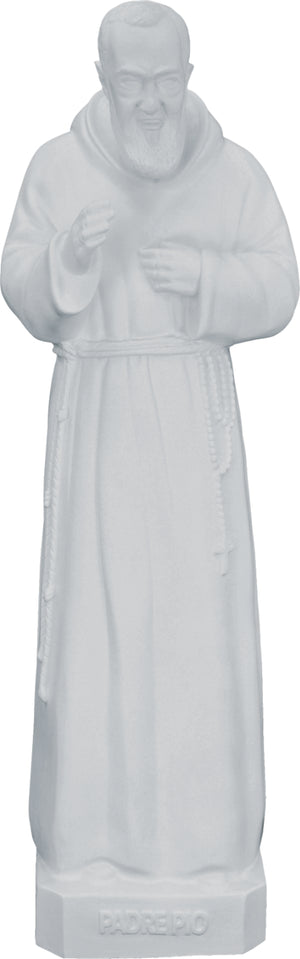 Plastic Padre Pio Statue - 24 inch