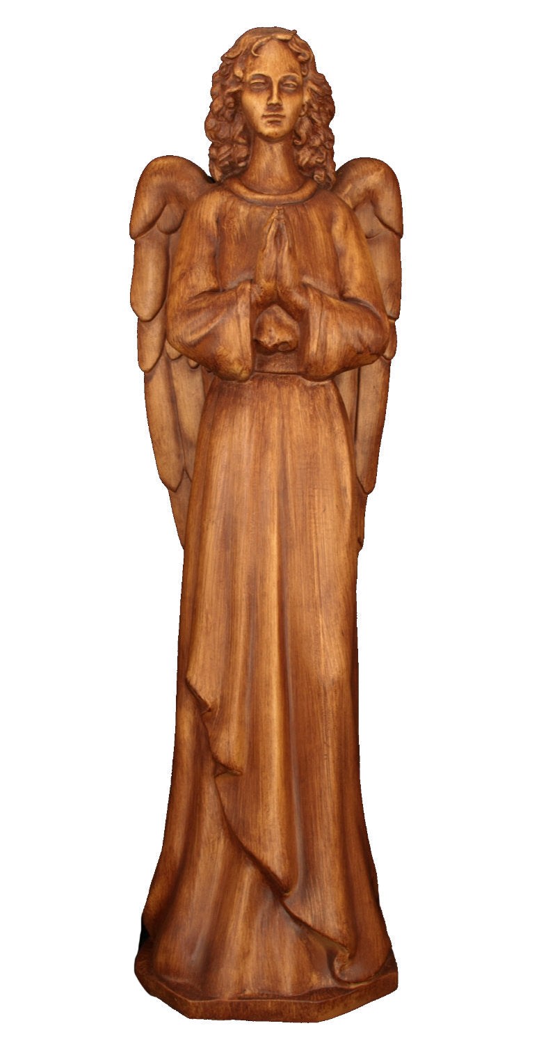 Plastic Praying Angel Statue - 36 inch