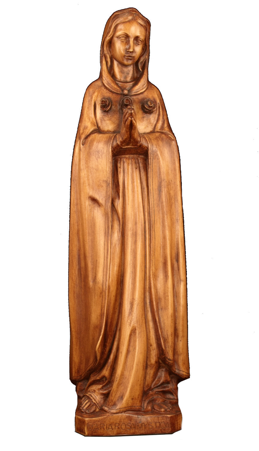 Plastic Rosa Mystica Statue - 24 inch