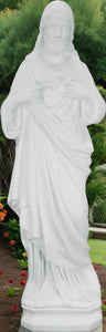 Sacred Heart Plastic Statue - 24 inch