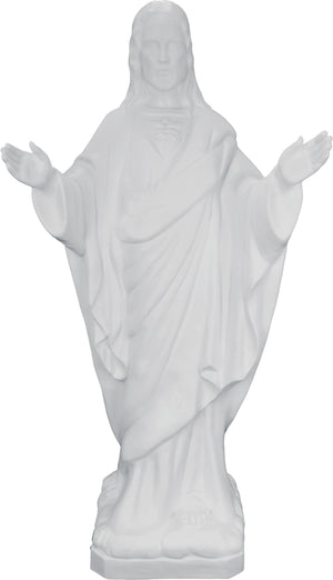 Plastic Sacred Heart of Jesus Statue - 24 inch