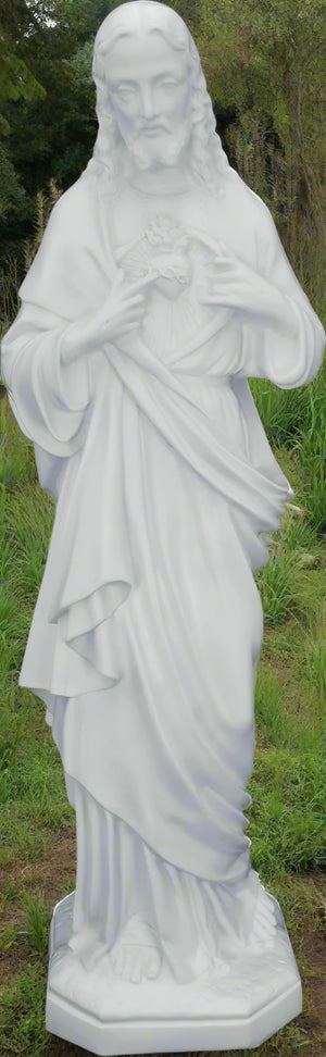 Sacred Heart of Jesus Plastic Statue - 32 inch