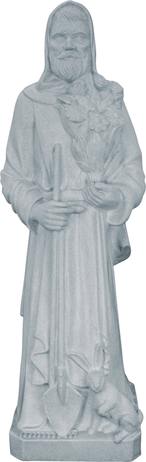 Saint Fiacre Plastic Statue - 24 inch