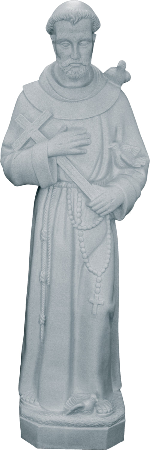 Saint Francis Plastic Statue - 32 inch