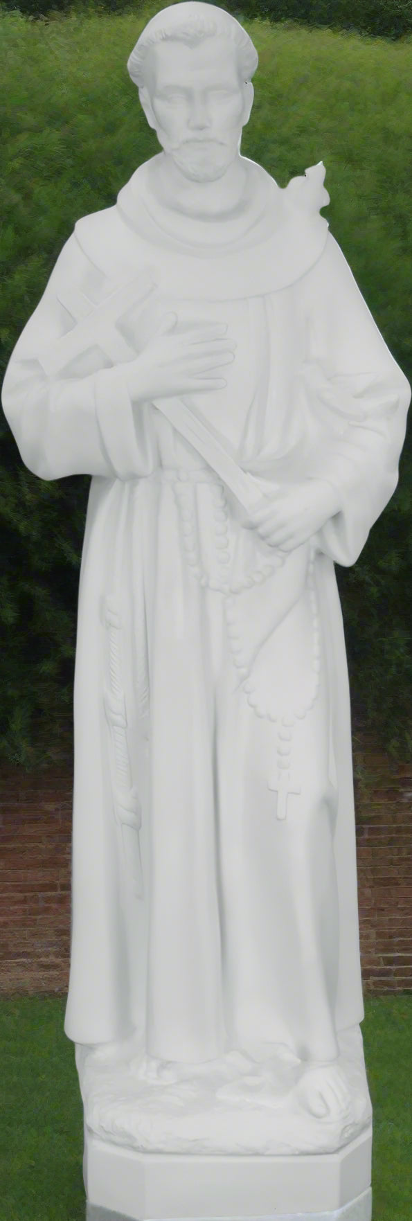 Saint Francis Plastic Statue - 24 inch