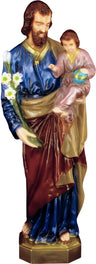 Saint Joseph & Child Plastic Statue - 24 inch
