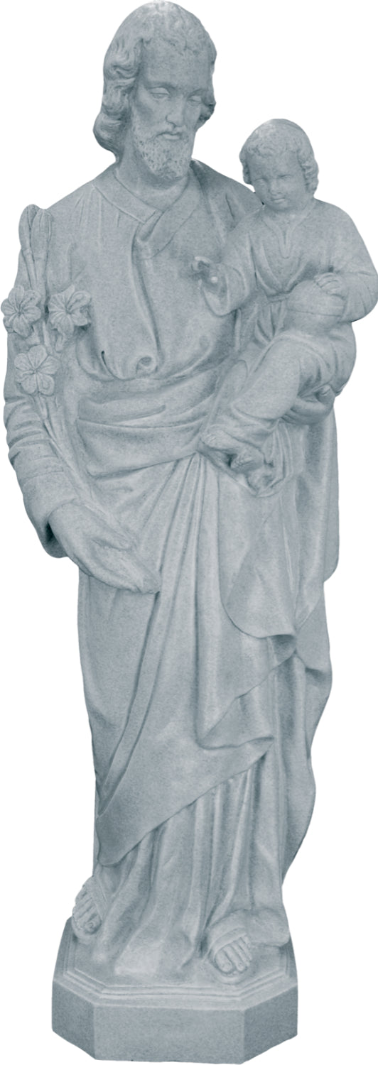 Saint Joseph & Child Plastic Statue - 24 inch