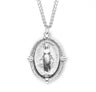 Pointed Tip Miraculous Medal Necklace