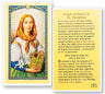 Prayer In Honor of St. Dymphna Laminated Prayer Card