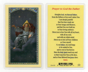 Payar Card Prayer To God The Father Laminated Prayer Card