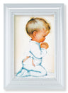 Praying Boy 4x6 Print Pearlized Frame