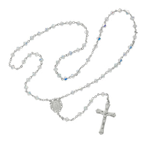 Swarovski Crystal First Communion Rosary