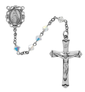 Swarovski Crystal First Communion Rosary